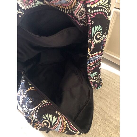 VERA BRADLEY Lighten Up Essential Backpack Bandana Swirl Pattern Computer Bag - Picture 9 of 16
